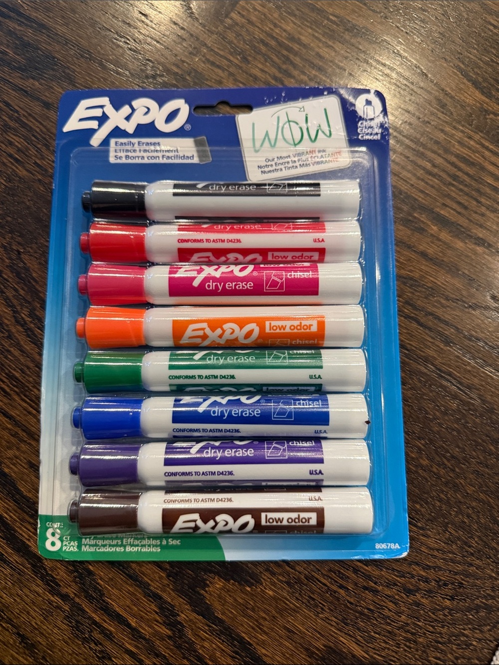 Low Odor Dry Erase Marker Set - Multicolor expo markers